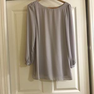 simple, elegant gray/silver dress!